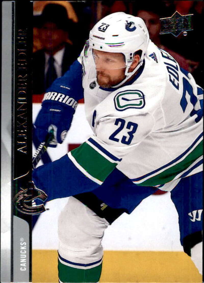 2020-21 Upper Deck Hockey #424 Alexander Edler Vancouver Canucks Image 1