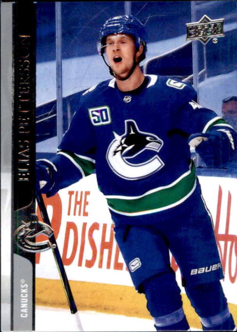 2020-21 Upper Deck Hockey #426 Elias Pettersson Vancouver Canucks Image 1
