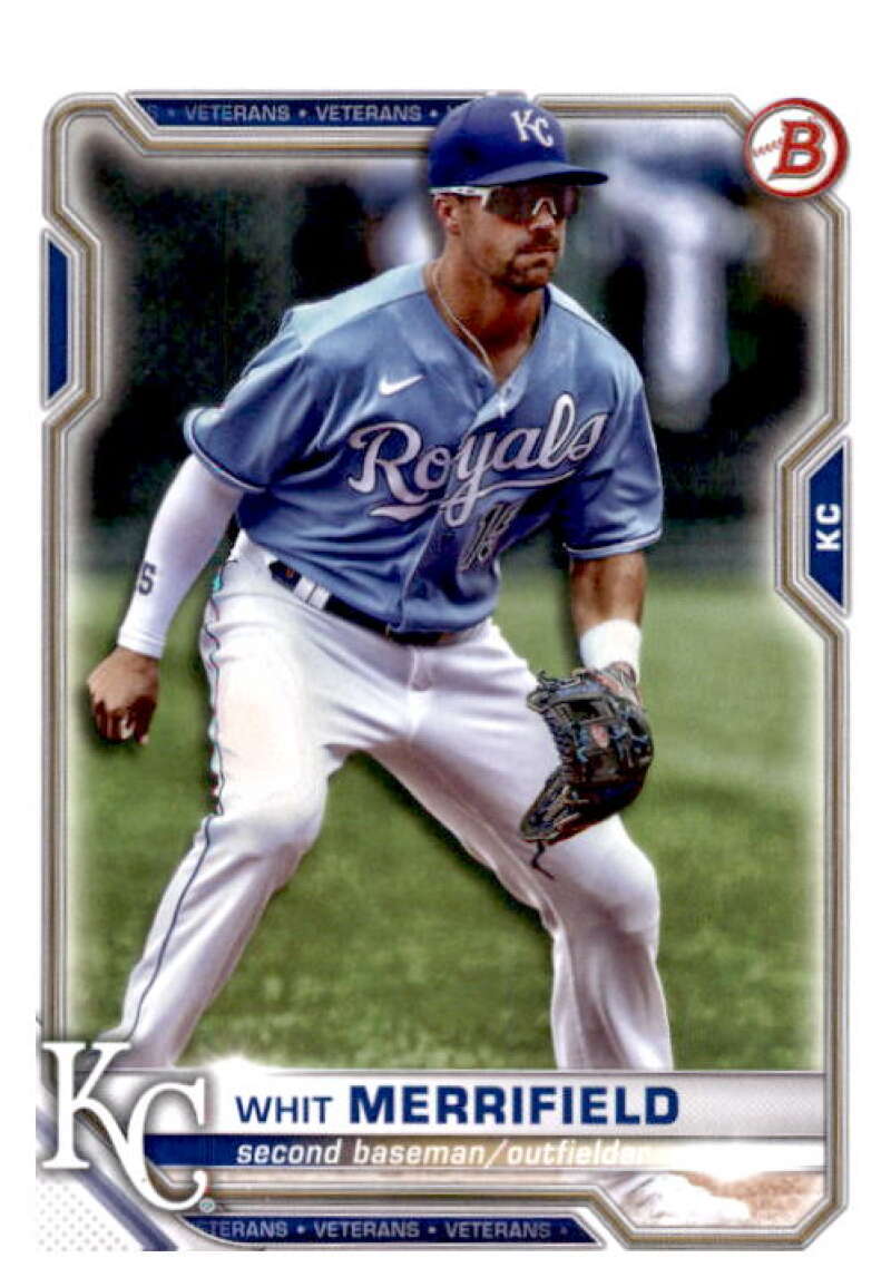 2021 Bowman #1 Whit Merrifield Kansas City Royals V91826 Image 1