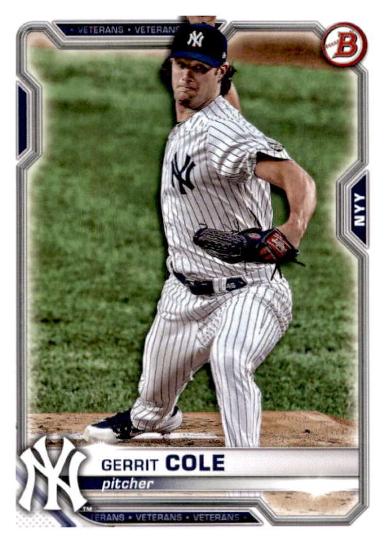2021 Bowman #65 Gerrit Cole New York Yankees V91880 Image 1