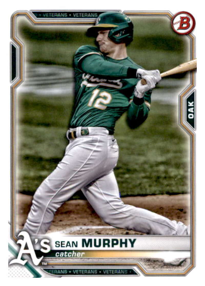 2021 Bowman #76 Sean Murphy Oakland Athletics V91885 Image 1
