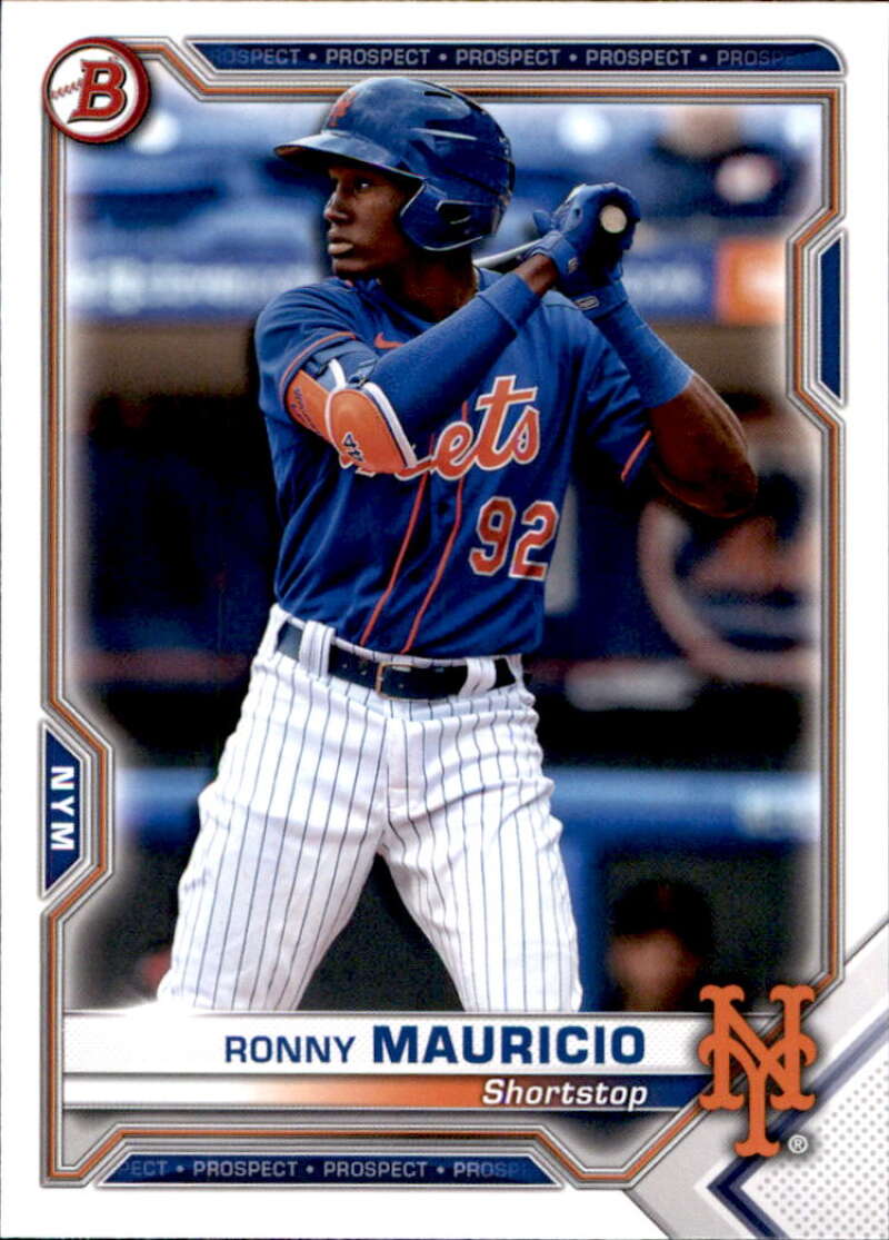 2021 Bowman Prospects #BP-23 Ronny Mauricio New York Mets V91632 Image 1