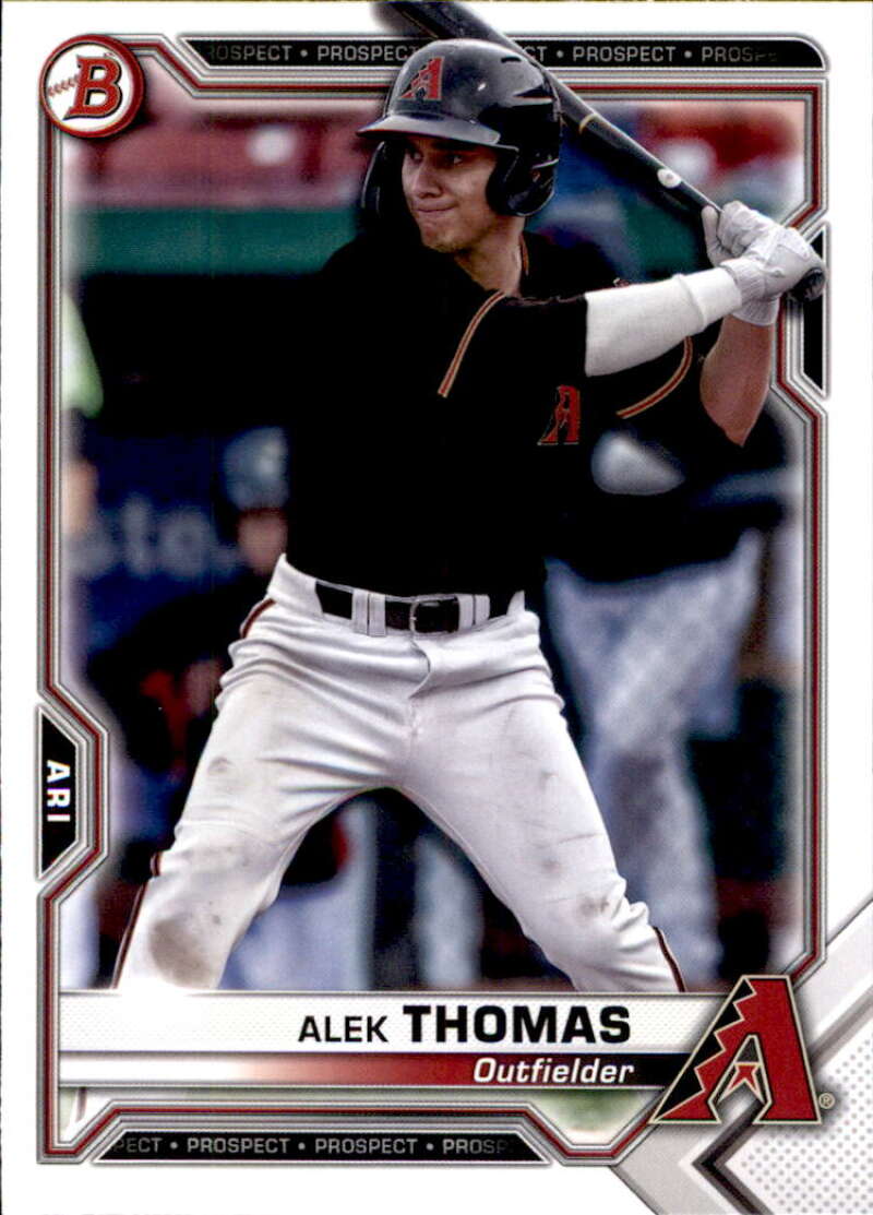 2021 Bowman Prospects #BP-31 Alek Thomas Arizona Diamondbacks V91635 Image 1
