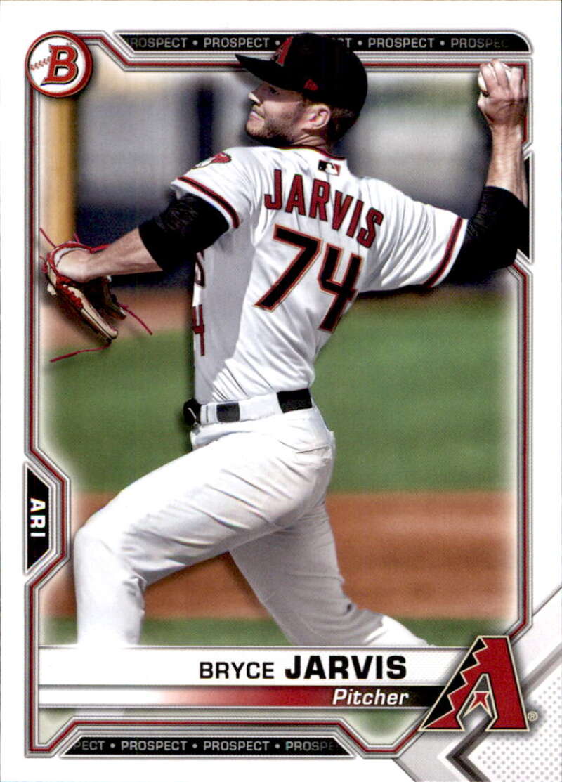 2021 Bowman Prospects #BP-44 Bryce Jarvis Arizona Diamondbacks V91639 Image 1