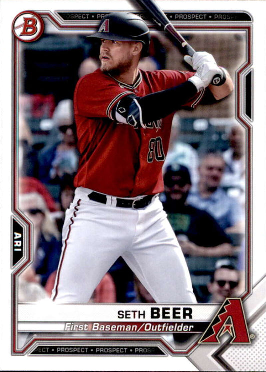 2021 Bowman Prospects #BP-60 Seth Beer  Arizona Diamondbacks  V91644 Image 1