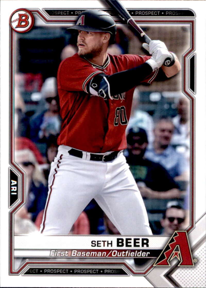 2021 Bowman Prospects #BP-60 Seth Beer Arizona Diamondbacks V91644 Image 1