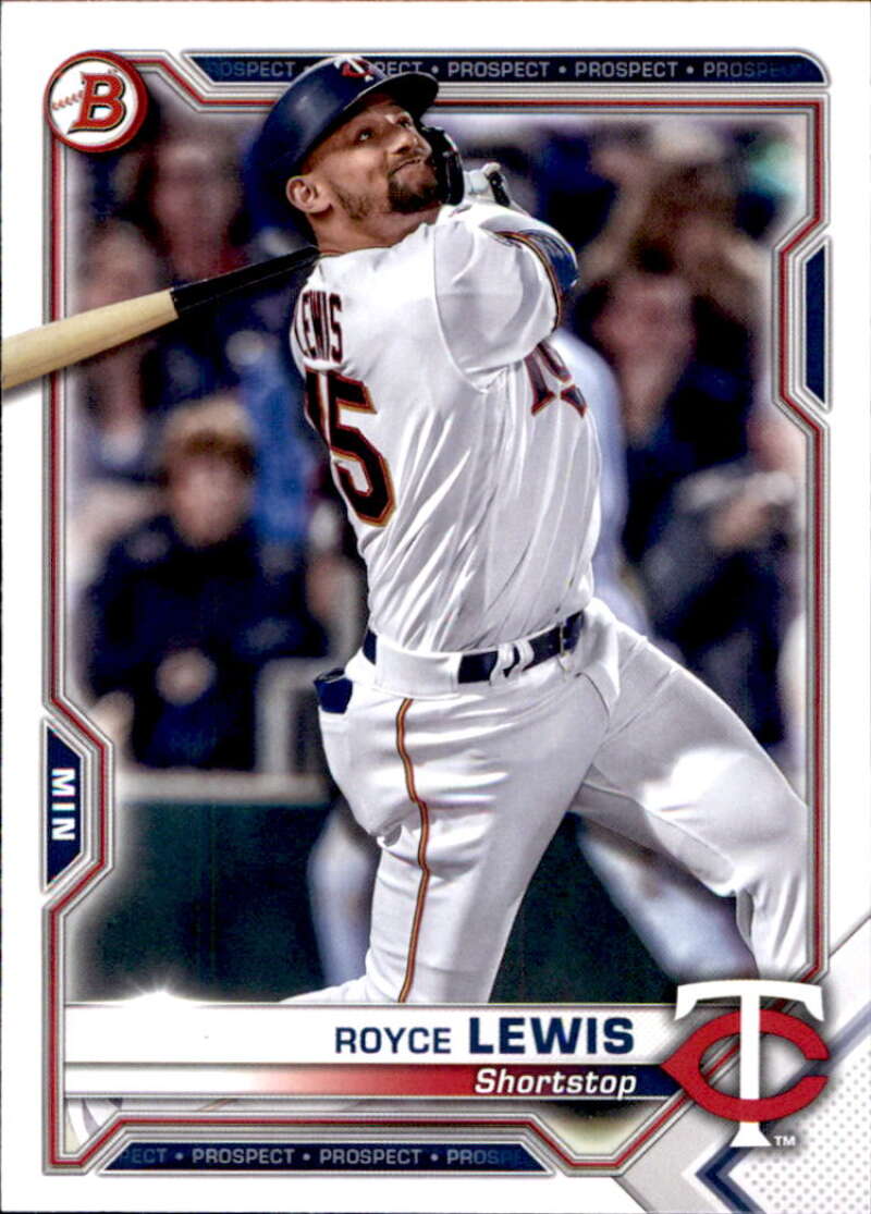 2021 Bowman Prospects #BP-63 Royce Lewis Minnesota Twins V91645 Image 1
