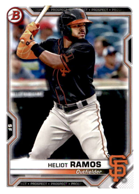 2021 Bowman Prospects #BP-69 Heliot Ramos  San Francisco Giants  V91649 Image 1