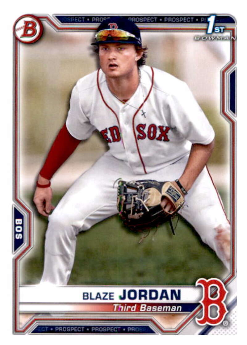2021 Bowman Prospects #BP-71 Blaze Jordan 1st Bowman Card Sox V91650 Image 1