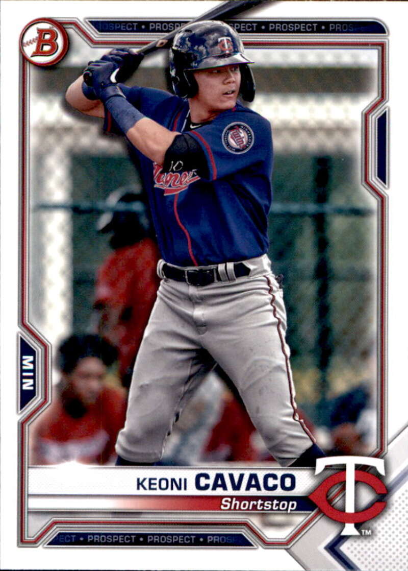 2021 Bowman Prospects #BP-73 Keoni Cavaco Minnesota Twins V91651 Image 1