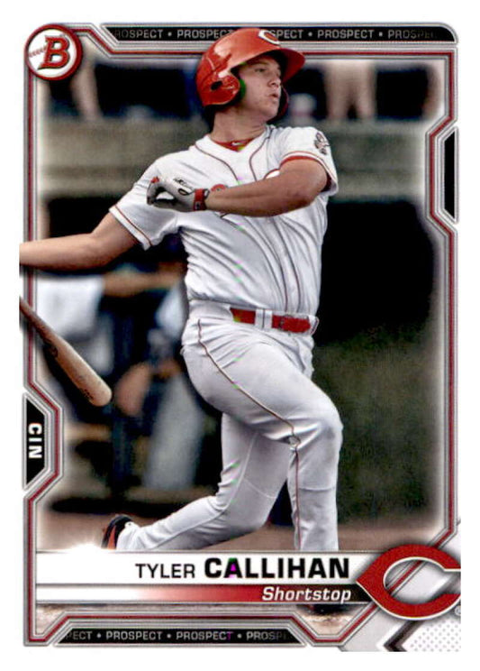 2021 Bowman Prospects #BP-91 Tyler Callihan  Cincinnati Reds  V91659 Image 1