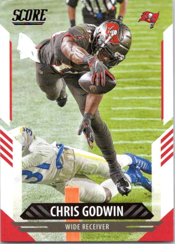 2021 Score #15 Chris Godwin Tampa Bay Buccaneers V88385 Image 1