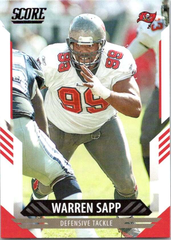 2021 Score #19 Warren Sapp Tampa Bay Buccaneers V88386 Image 1