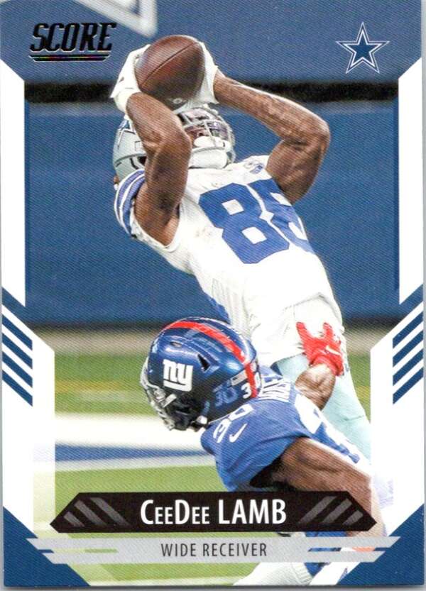 2021 Score #57 CeeDee Lamb Dallas Cowboys V88392 Image 1