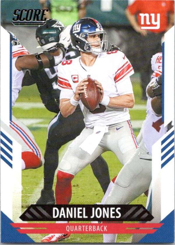 2021 Score #60 Daniel Jones New York Giants V88393 Image 1
