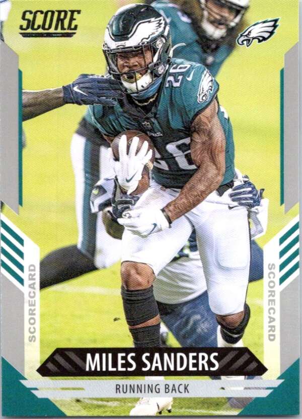 2021 Score #71 Miles Sanders Philadelphia Eagles V88394 Image 1