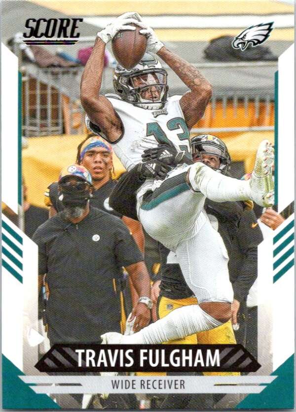 2021 Score #72 Travis Fulgham Philadelphia Eagles V88395 Image 1