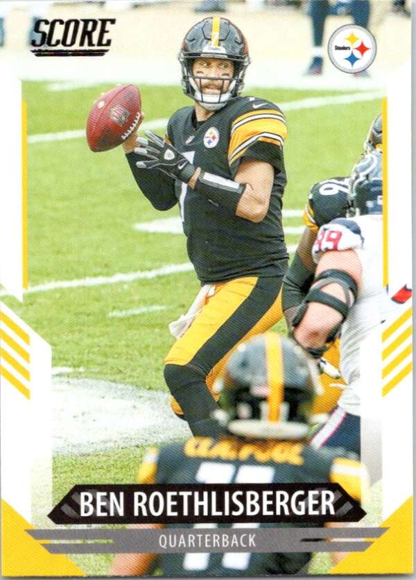 2021 Score #112 Ben Roethlisberger Pittsburgh Steelers V88403 Image 1