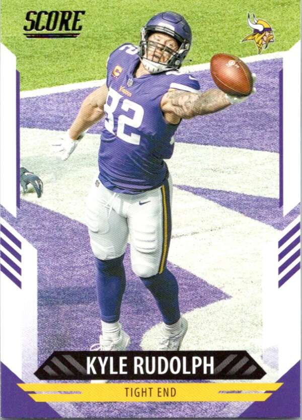 2021 Score #154 Kyle Rudolph Minnesota Vikings V88409 Image 1