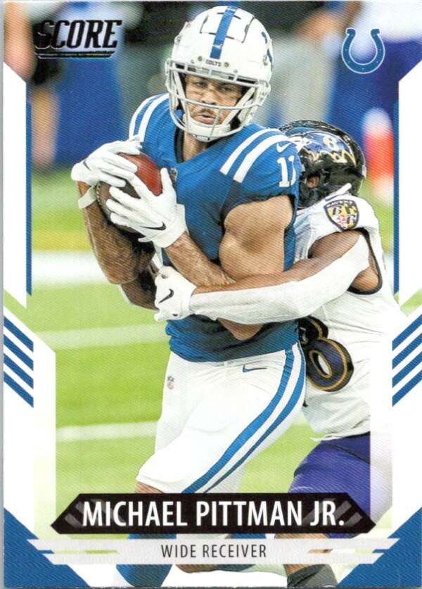 2021 Score #169 Michael Pittman Jr. Indianapolis Colts V88413 Image 1