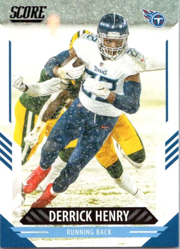 2021 Score #182 Derrick Henry Tennessee Titans V88415 Image 1