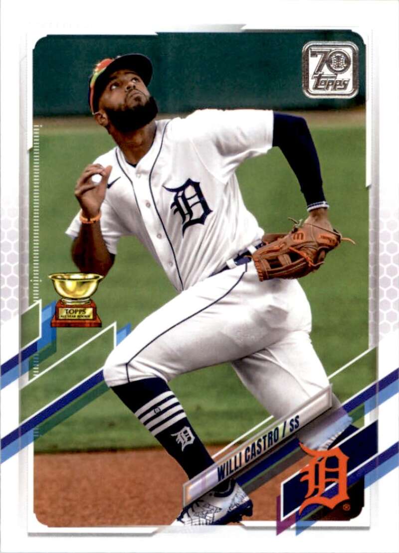 2021 Topps Baseball #339 Willi Castro Detroit Tigers Image 1