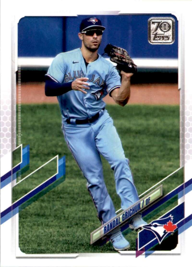 2021 Topps Baseball #352 Randal Grichuk Toronto Blue Jays Image 1