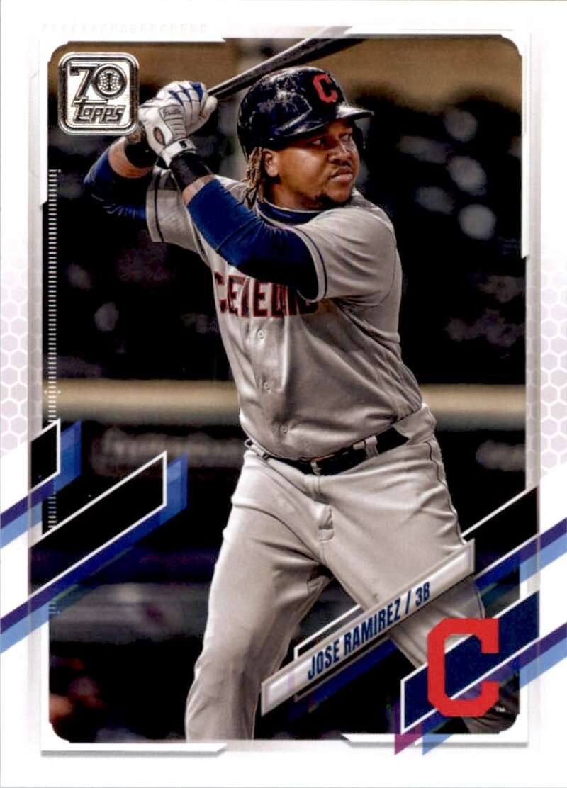 2021 Topps Baseball #360 Jose Ramirez Cleveland Indians Image 1