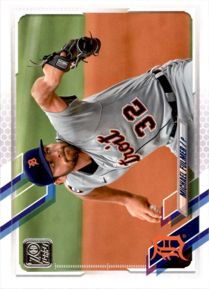 2021 Topps Baseball #373 Michael Fulmer Detroit Tigers Image 1