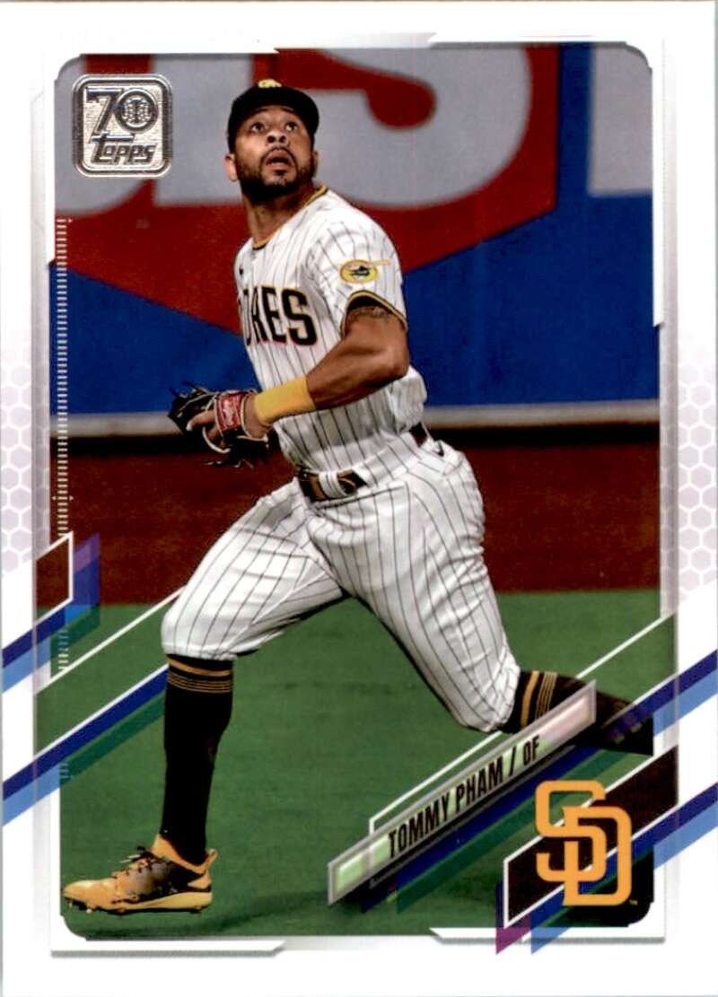 2021 Topps Baseball #399 Tommy Pham San Diego Padres Image 1