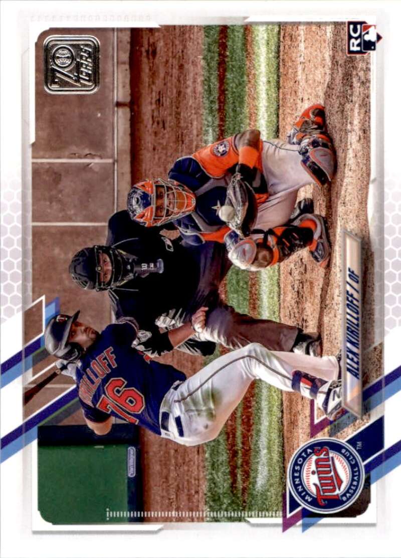 2021 Topps Baseball #413 Alex Kirilloff RC Rookie Minnesota Twins Image 1