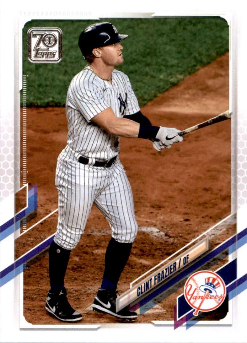 2021 Topps Baseball #429 Clint Frazier New York Yankees Image 1
