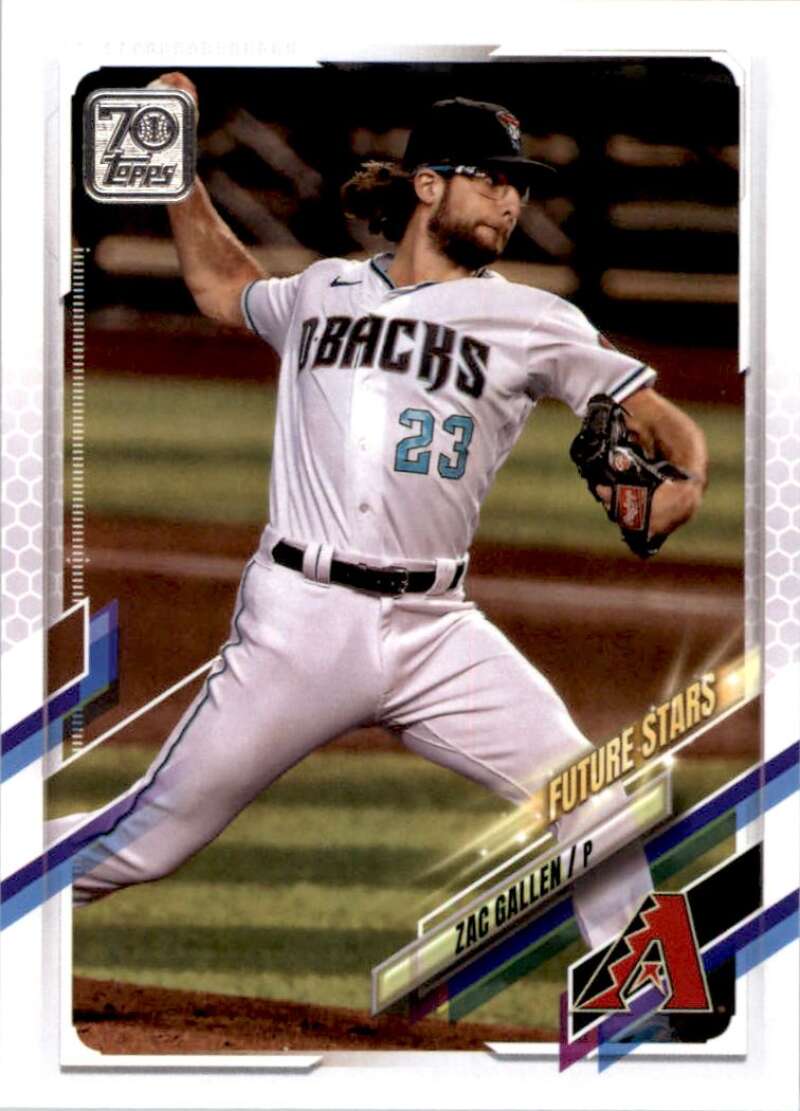 2021 Topps Baseball #440 Zac Gallen Arizona Diamondbacks Image 1