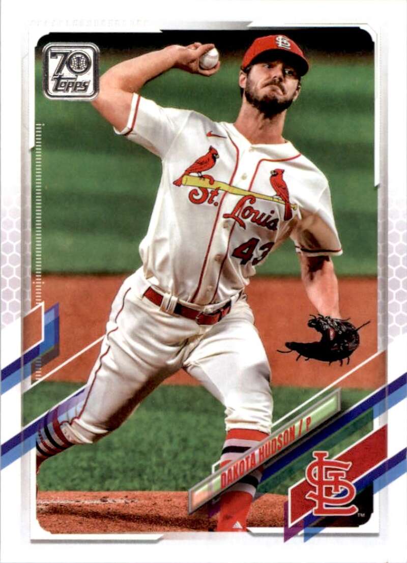 2021 Topps Baseball #455 Dakota Hudson St. Louis Cardinals Image 1
