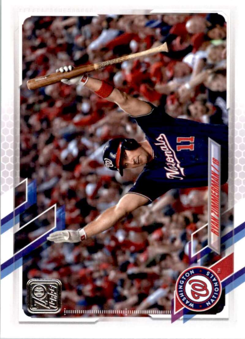 2021 Topps Baseball #461 Ryan Zimmerman Washington Nationals Image 1