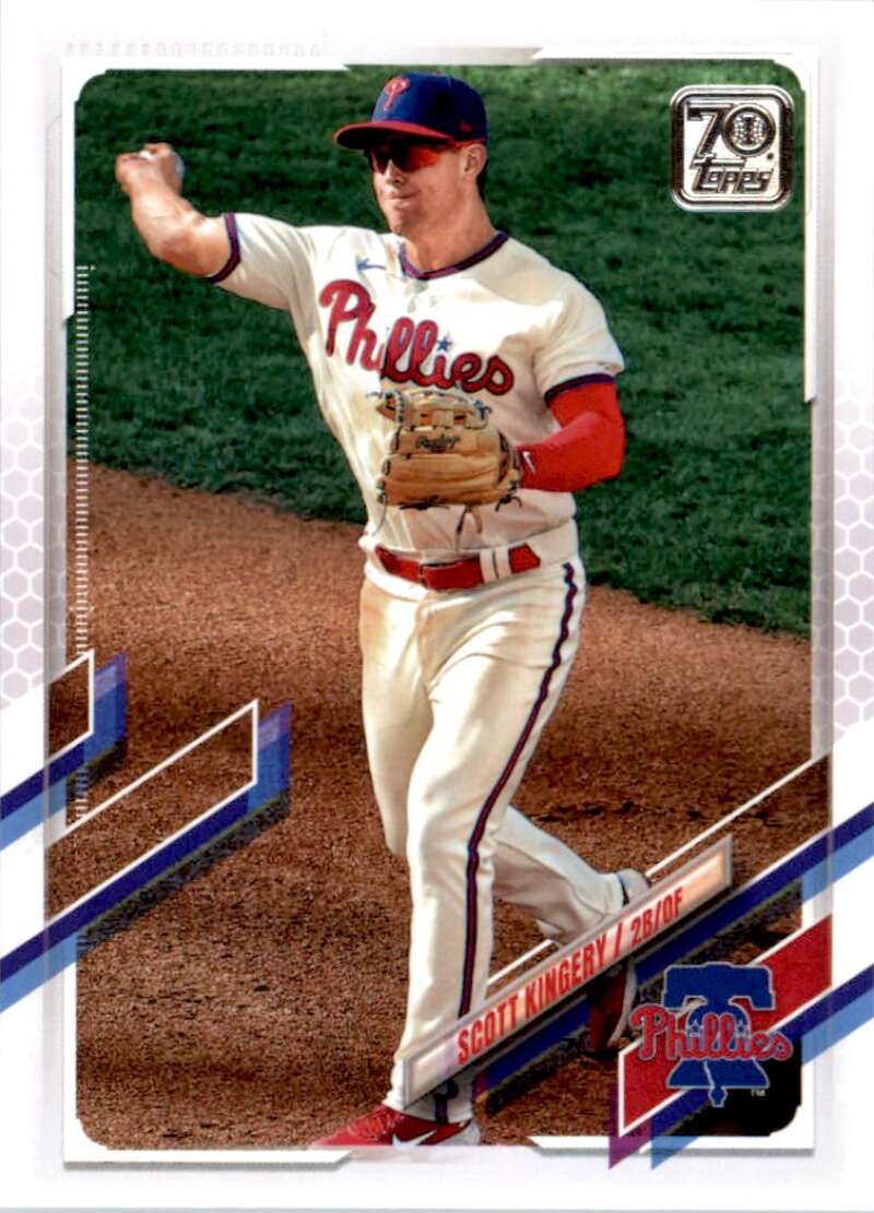2021 Topps Baseball #464 Scott Kingery Philadelphia Phillies Image 1