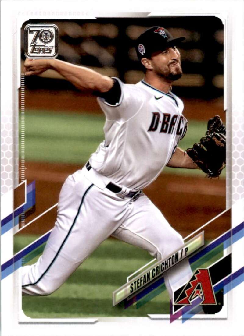 2021 Topps Baseball #469 Stefan Crichton Arizona Diamondbacks Image 1