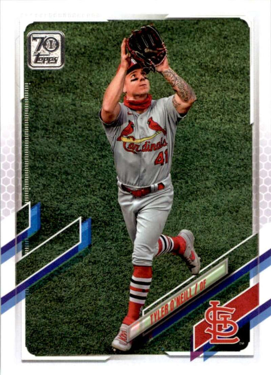 2021 Topps Baseball  #477 Tyler O'Neill  St. Louis Cardinals  Image 1