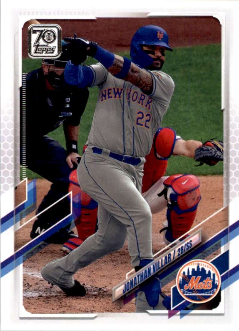 2021 Topps Baseball #479 Jonathan Villar New York Mets Image 1