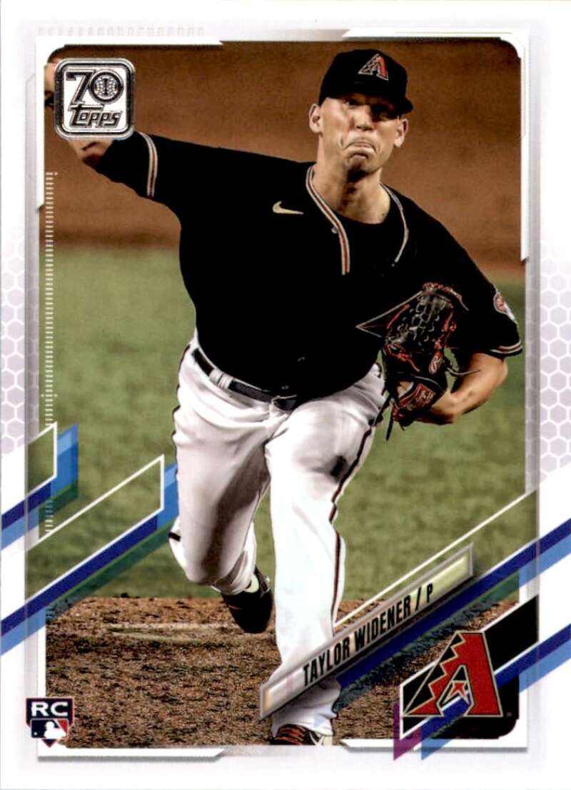 2021 Topps Baseball #481 Taylor Widener RC Rookie Arizona Diamondbacks Image 1