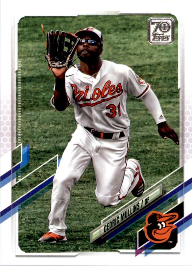 2021 Topps Baseball #487 Cedric Mullins Baltimore Orioles Image 1