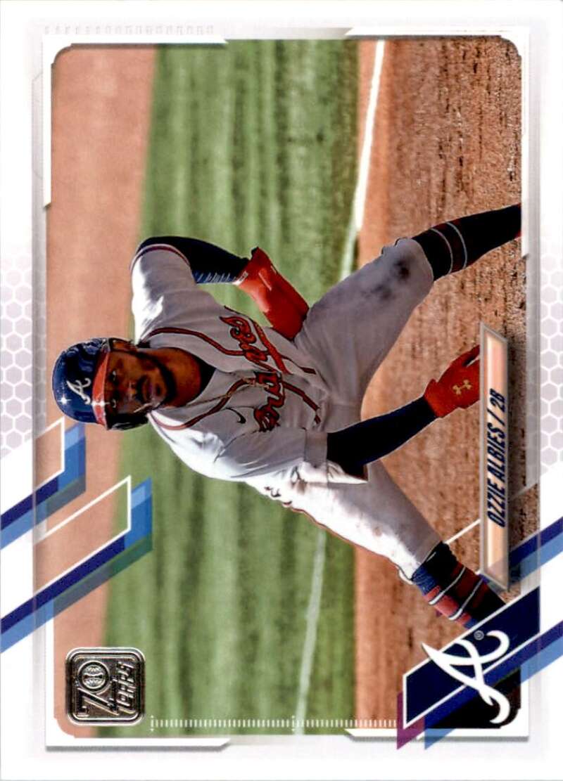 2021 Topps Baseball #500 Ozzie Albies Atlanta Braves Image 1