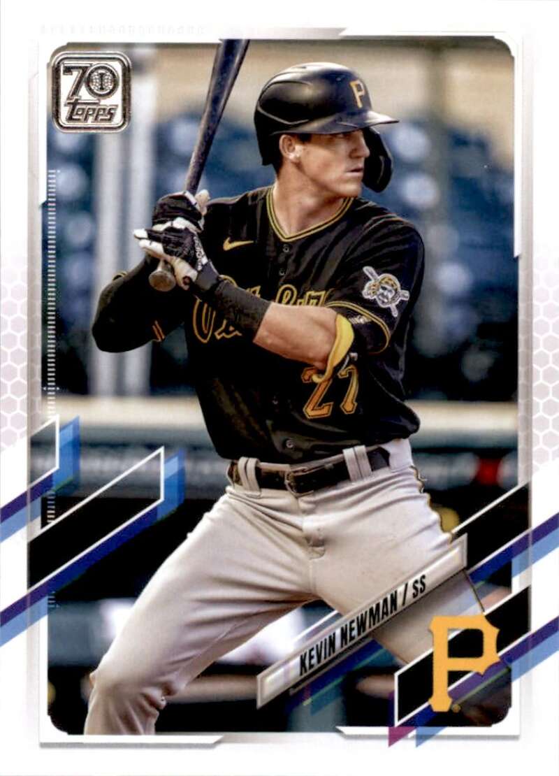 2021 Topps Baseball #502 Kevin Newman Pittsburgh Pirates Image 1