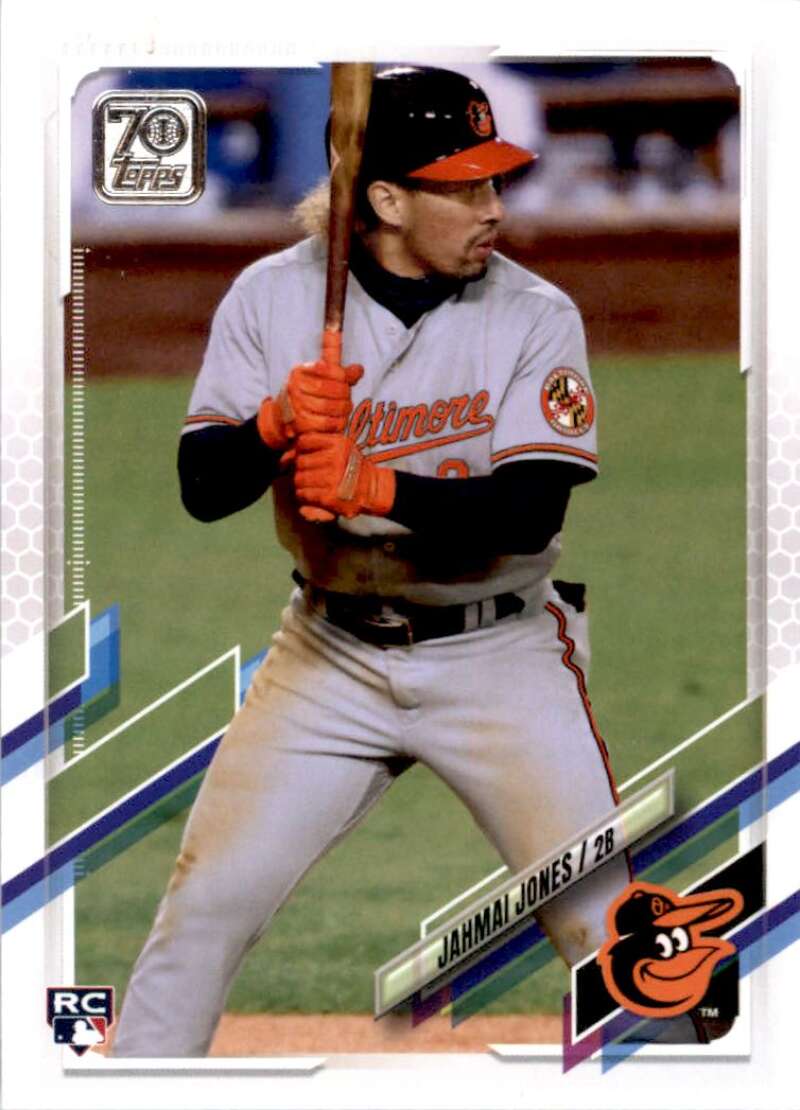 2021 Topps Baseball #507 Jahmai Jones RC Rookie Baltimore Orioles Image 1