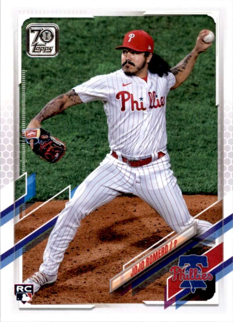 2021 Topps Baseball #508 Jojo Romero RC Rookie Philadelphia Phillies Image 1