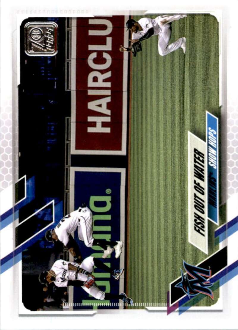 2021 Topps Baseball #530 Fish out of Water Miami Marlins Image 1