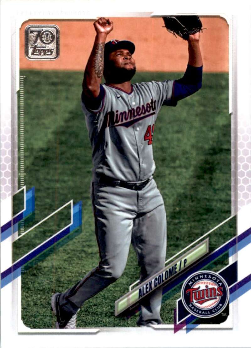 2021 Topps Baseball #533 Alex Colome Minnesota Twins Image 1