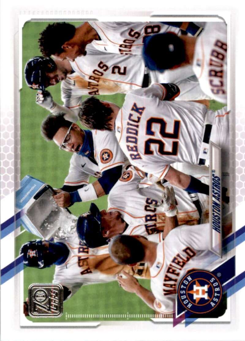 2021 Topps Baseball #545 Houston Astros Image 1