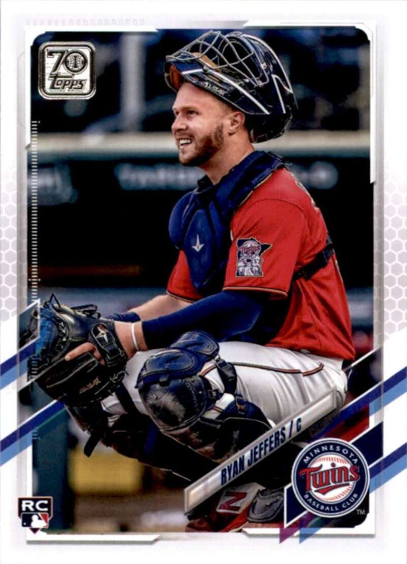 2021 Topps Baseball #552 Ryan Jeffers RC Rookie Minnesota Twins Image 1