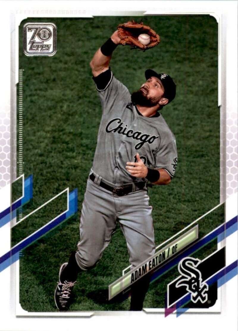 2021 Topps Baseball #554 Adam Eaton Chicago White Sox Image 1